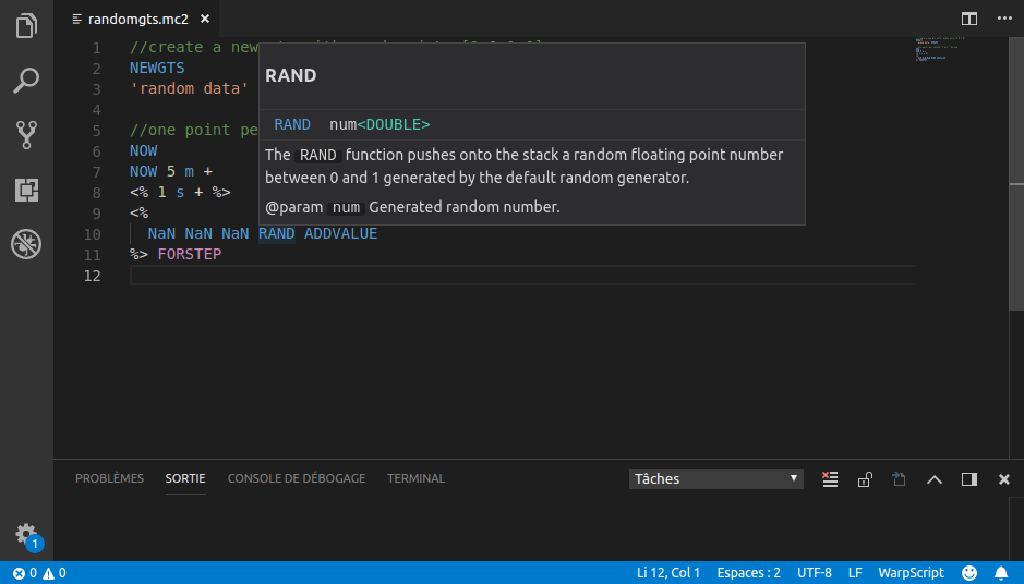 VSCode - first time
