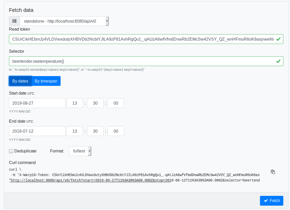 WarpStudio - example
